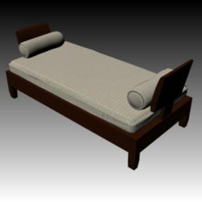 نموذج سرير نهاري كلاسيكي ثلاثي الأبعاد