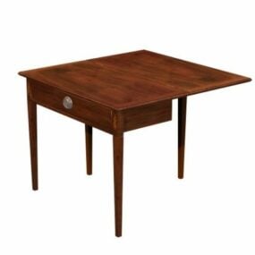 Класичний розкладний стіл 3d модель