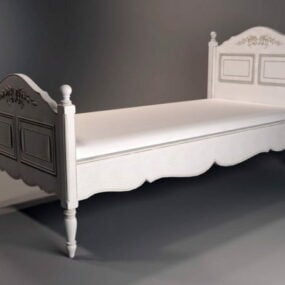 Model 3d Perabot Katil Bujang Klasik
