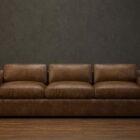 Klassische Drei-Kissen-Couch
