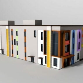 Classroom Building 3d model