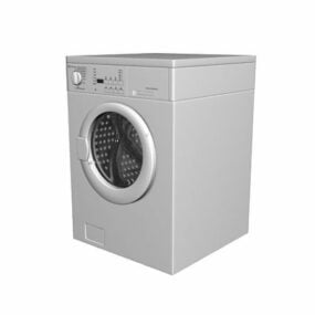 Mô hình 3d máy giặt và máy sấy quần áo