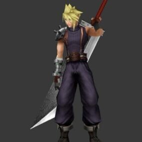 Cloud Strife – Final Fantasy Character مدل سه بعدی