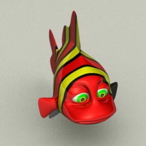 Clown Fish Nemo 3d model