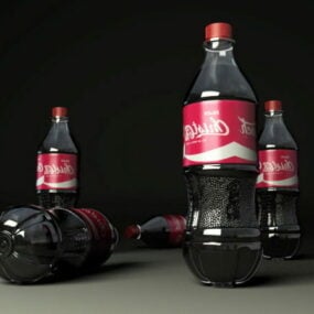 कोका-कोला की बोतलें 3डी मॉडल