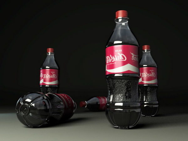 Bottiglie di coca-cola