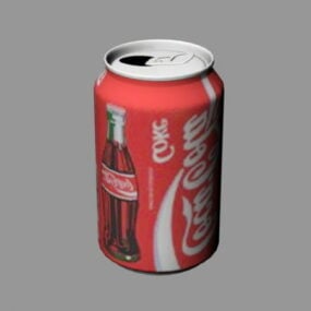 कोका-कोला कैन 3डी मॉडल