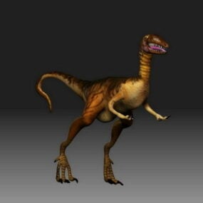 نموذج ديناصور Coelophysis ثلاثي الأبعاد