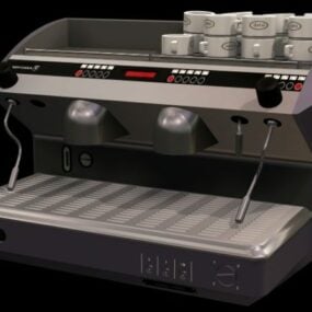 Modelo 3d da máquina de fazer café
