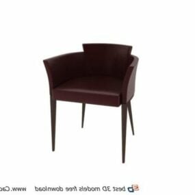 咖啡厅家具休闲椅3d模型