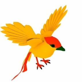 Mô hình 3d chim Colibri động vật