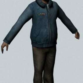 Colonel Odessa Cubbage – Half-life Character 3d model