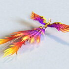 Uccello colorato Phoenix