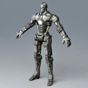 Robot de combat modèle 3D