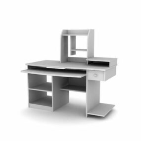 Combination Computer Desk Furniture 3d model