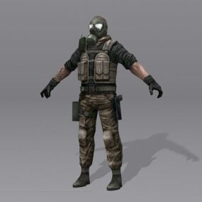 Combine Soldier 3d model