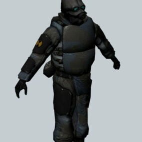 Mô hình 3d Người lính kết hợp - Nhân vật Half Life