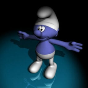 Comic Character Smurfs 3d-modell
