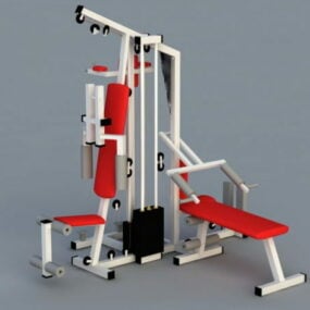 Commercial Gym Equipment 3d model
