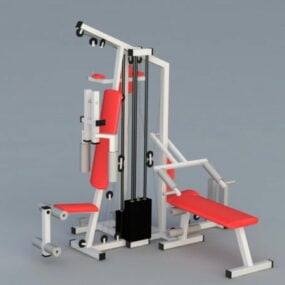 Commercial Multi Gym Equipment 3d model
