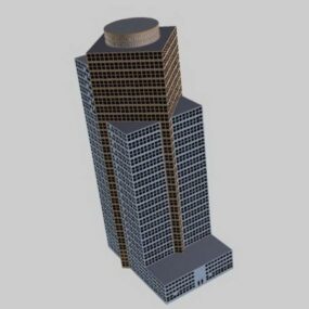 वाणिज्यिक केंद्र वास्तुकला 3डी मॉडल