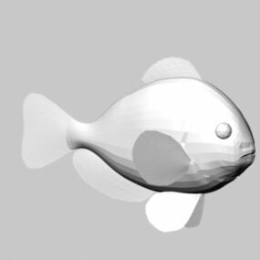 Coleção de peixes marinhos animais Modelo 3D