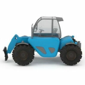 Kompakt Utility Tractor 3d-modell