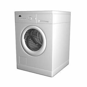 Mô hình 3d máy giặt nhỏ gọn