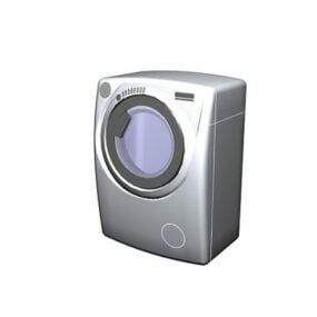 Modello 3d di lavatrice compatta