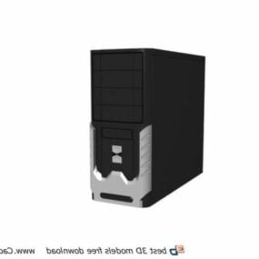 PC Kasası Siyah Boyalı 3d model