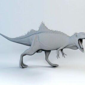 Abelisaurus Dinosaur Set 3d model