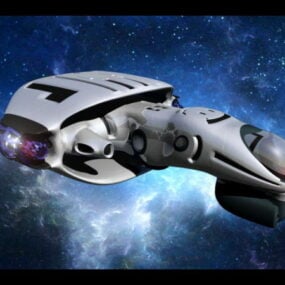 Концепція Starship 3d модель