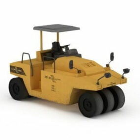 Construction Tractor 3d model