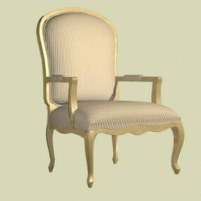 Contemporary Accent Chair 3d-modell