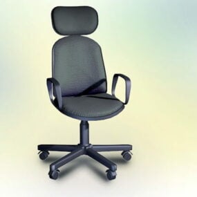 현대 사무실 의자 3d 모델