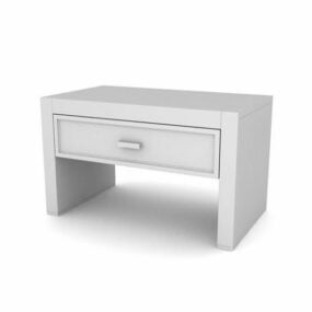 Corner Table With Drawer Furniture 3d model