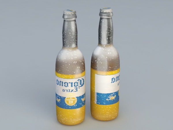 Botella de cerveza Corona Extra