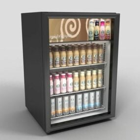 3d модель настільного холодильника