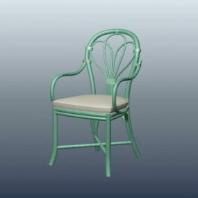 Country Accent Chair 3d model