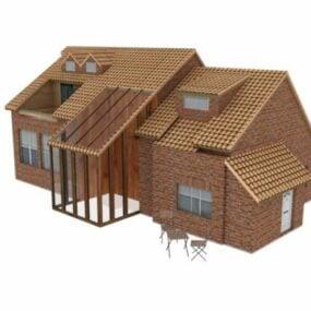 Landhaus 3D-Modell