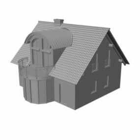 Model 3D wiejskiego domu