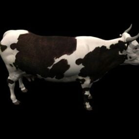 Kráva zvíře 3D model