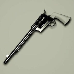 Cowboy Revolver 3d model