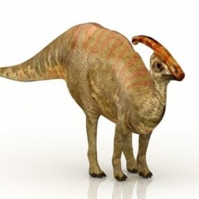 3д модель мелового динозавра