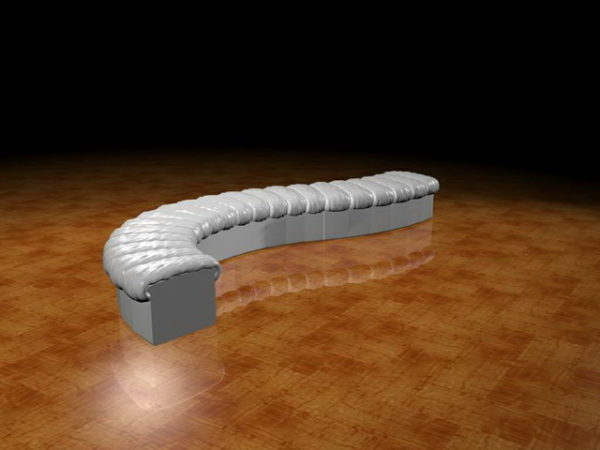 Curved Settee Bench