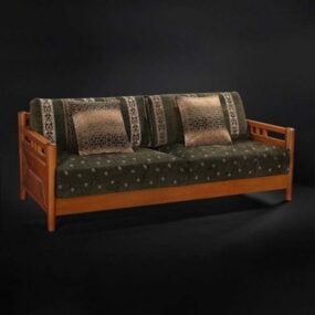 Furniture Cushion Couch Sofa Settee 3d model