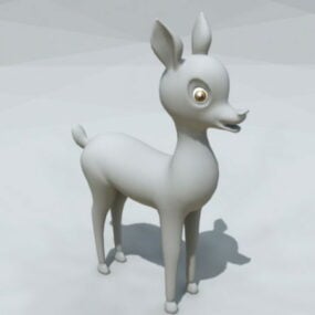 かわいい赤ちゃん鹿3Dモデル
