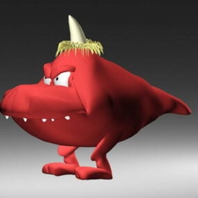 Cute Cartoon Monster 3d model