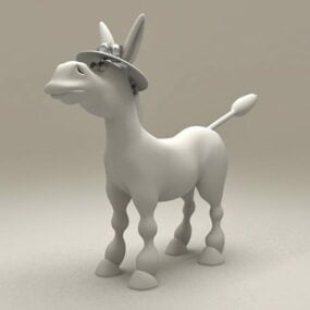 3D-модель милого мультяшного поні