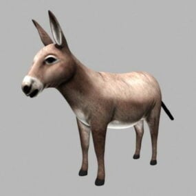 Cute Donkey 3d model